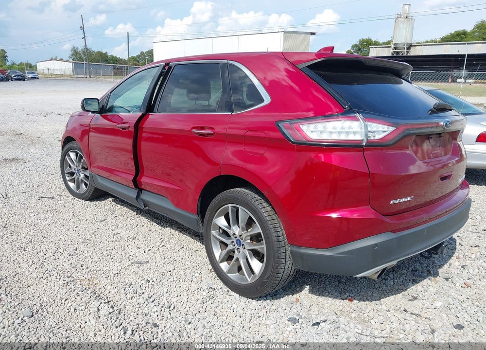 2015 FORD EDGE VIN: 2FMTK4K9XFBB66863