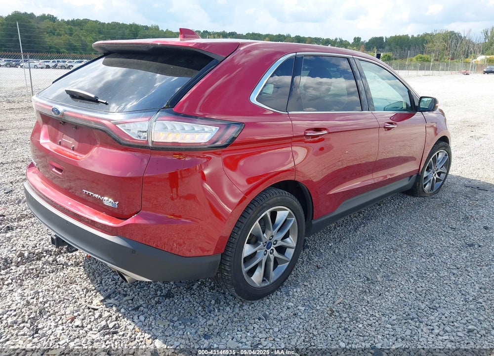 2015 FORD EDGE VIN: 2FMTK4K9XFBB66863