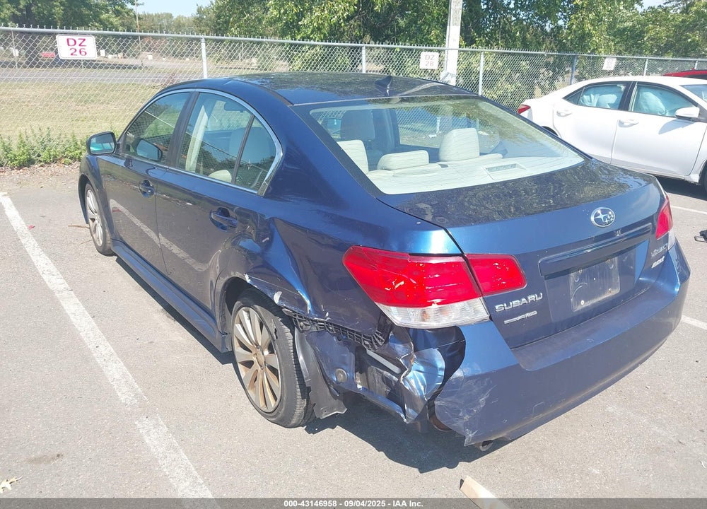 2011 SUBARU LEGACY 2.5I LIMITED VIN: 4S3BMBK62B3210515