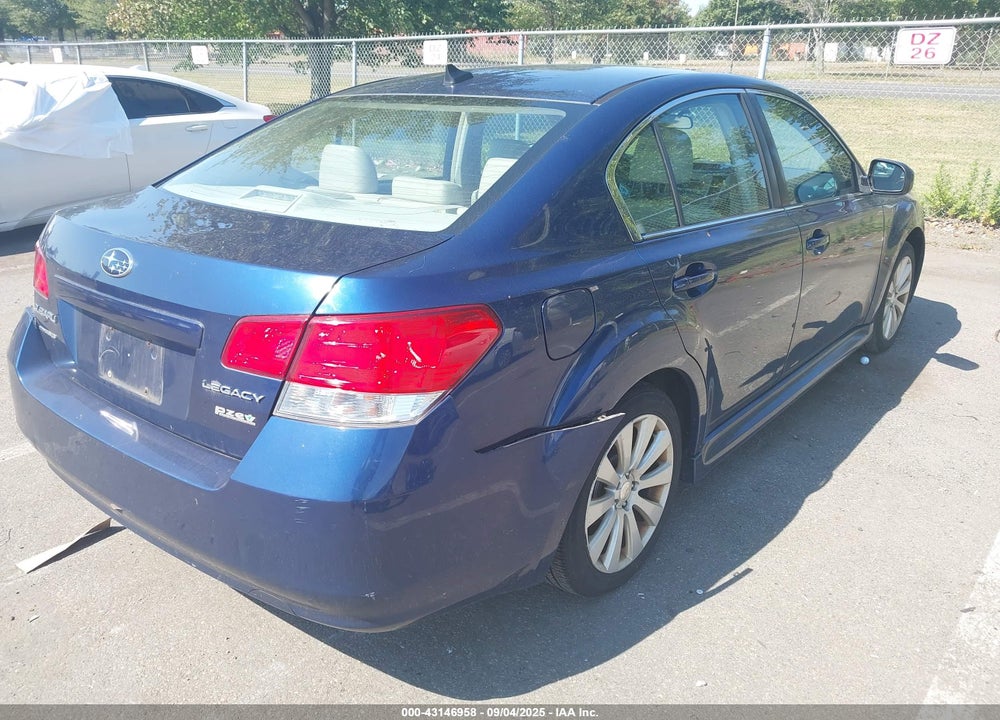 2011 SUBARU LEGACY 2.5I LIMITED VIN: 4S3BMBK62B3210515