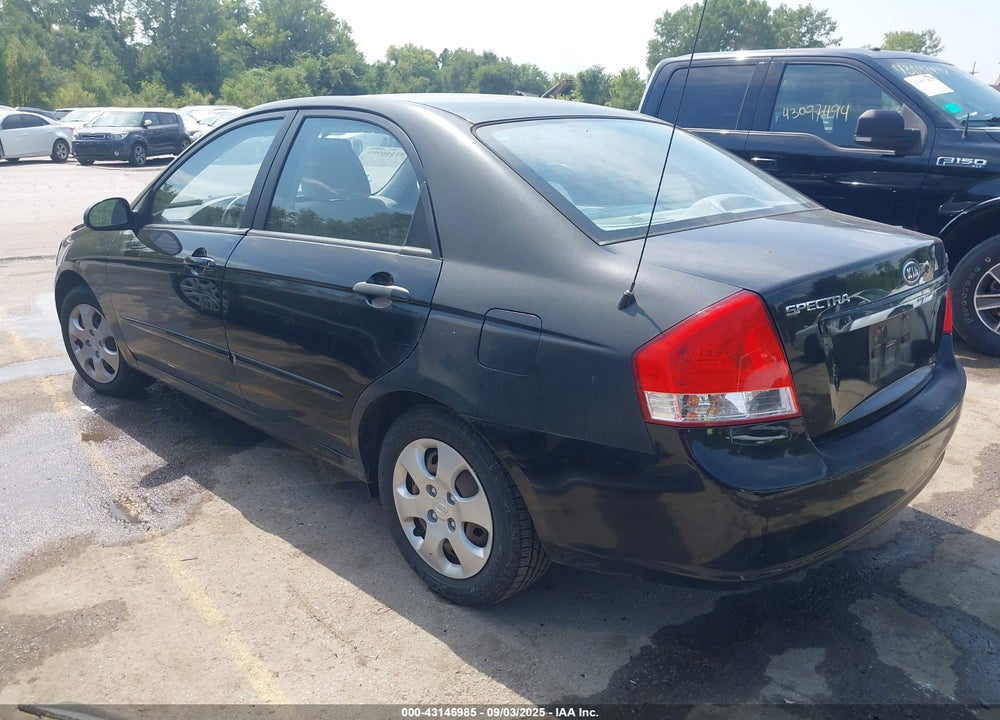 2009 KIA SPECTRA VIN: KNAFE221895630262