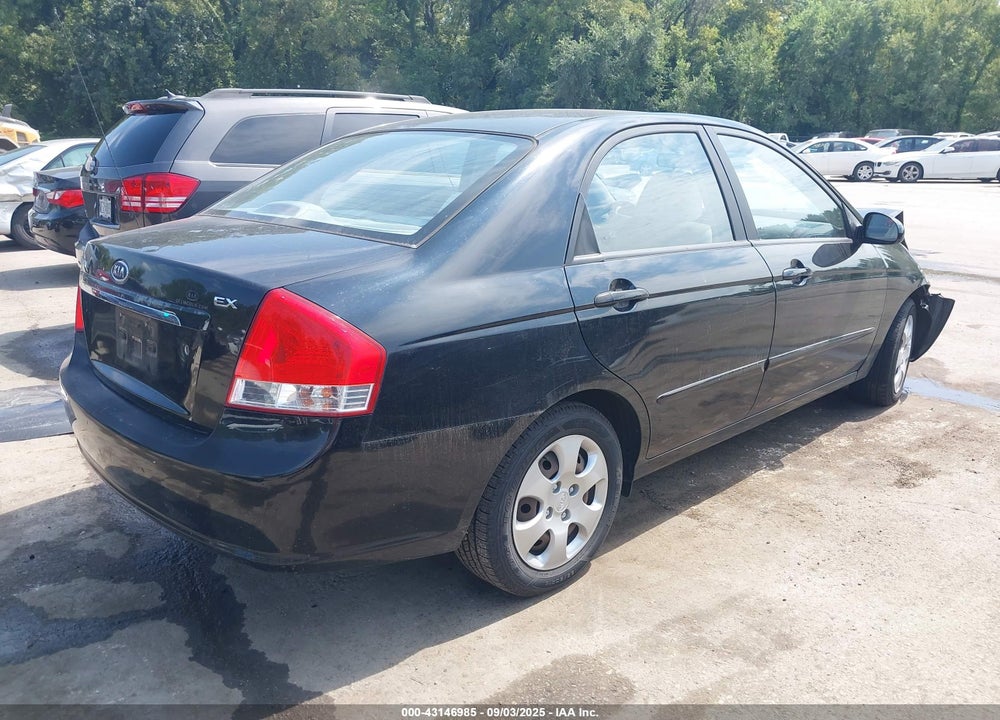 2009 KIA SPECTRA VIN: KNAFE221895630262