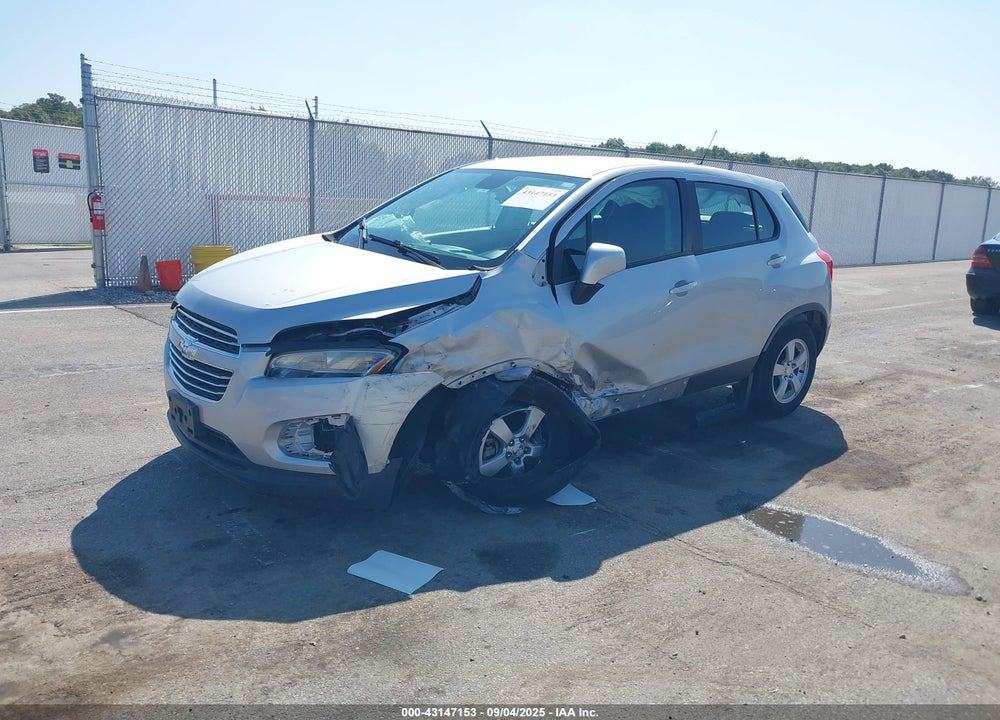 2016 CHEVROLET TRAX 1LS VIN: 3GNCJNSB5GL246603