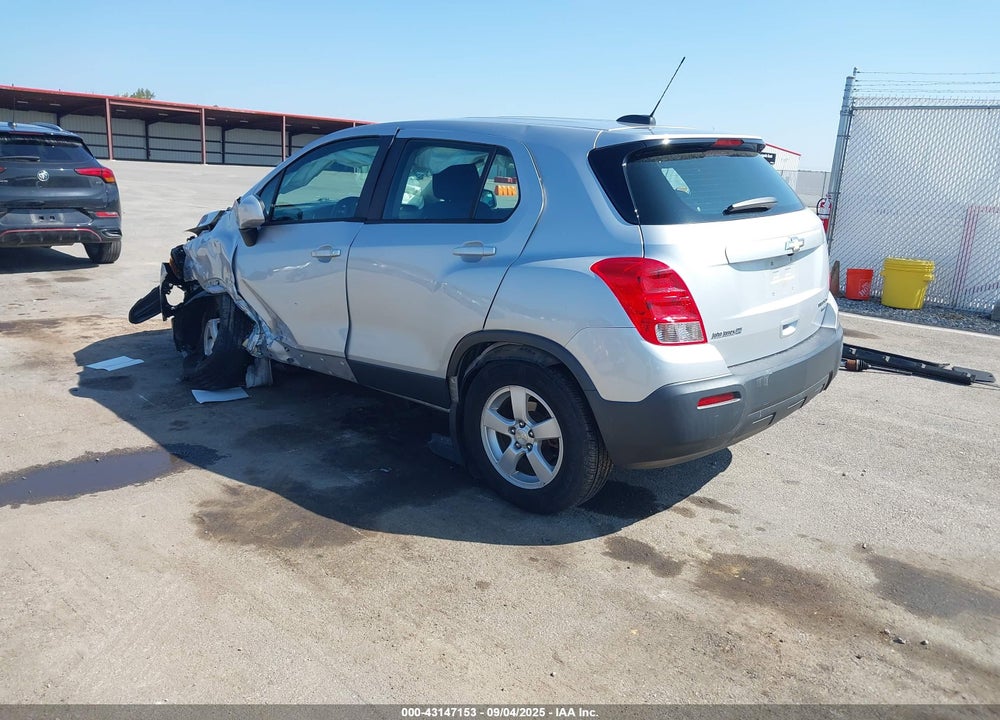 2016 CHEVROLET TRAX 1LS VIN: 3GNCJNSB5GL246603