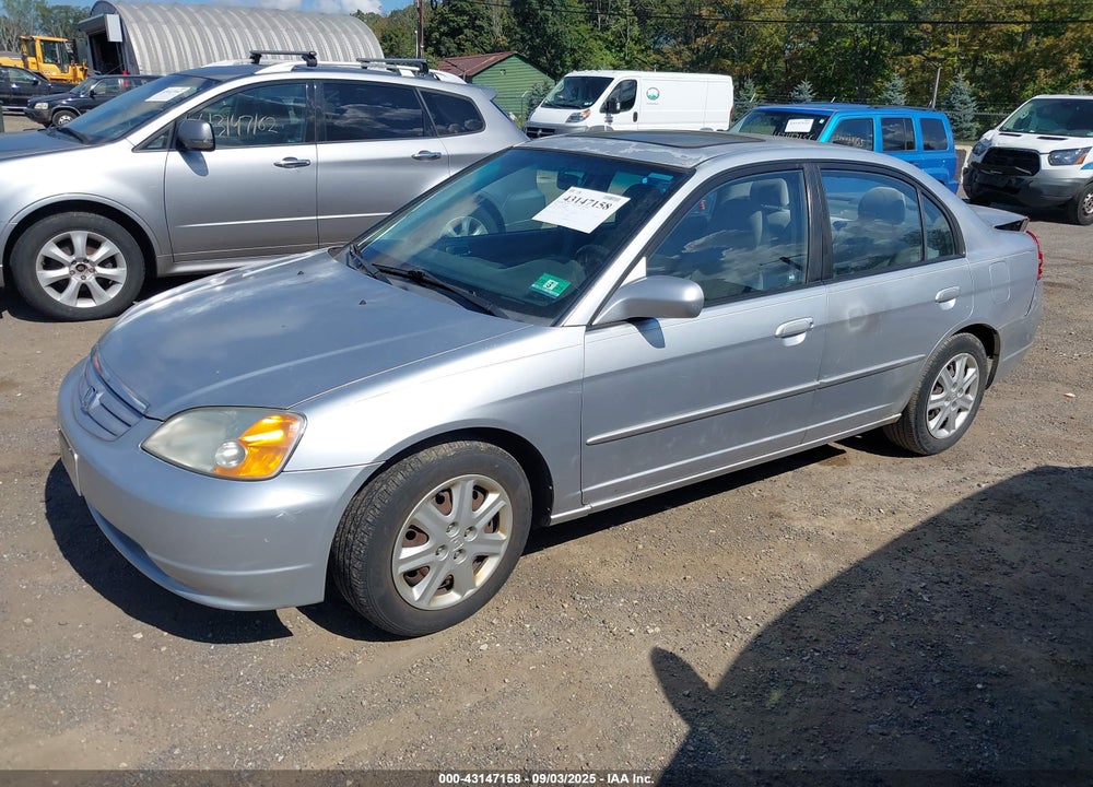 2003 HONDA CIVIC EX VIN: 2HGES25753H588058