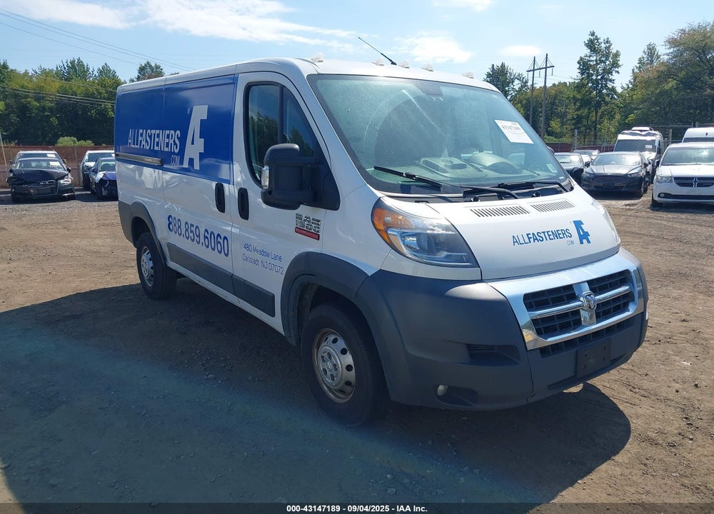 2017 RAM PROMASTER 1500 LOW ROOF 136 WB VIN: 3C6TRVAG6HE546579