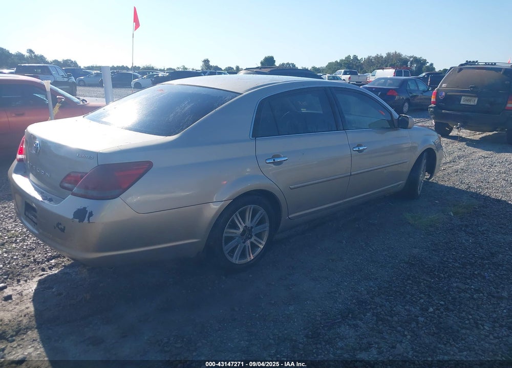 2008 TOYOTA AVALON LIMITED VIN: 4T1BK36B68U254132