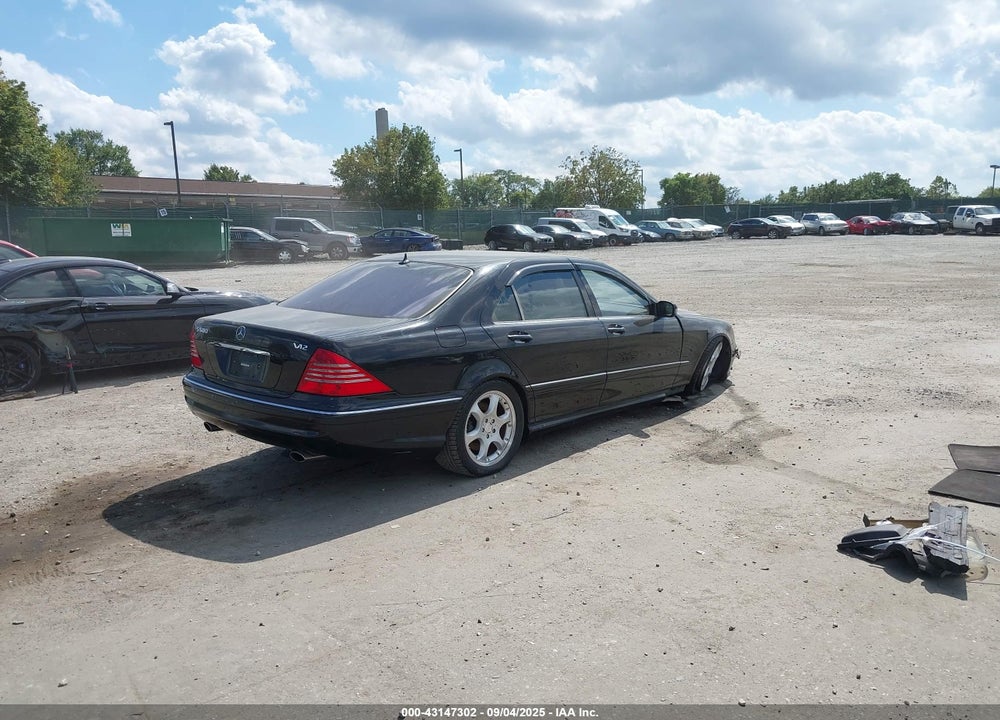 2001 MERCEDES-BENZ S 600 VIN: WDBNG78J51A211356