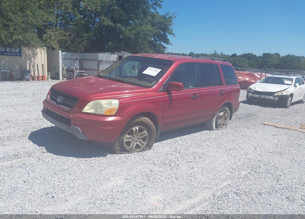 2004 HONDA PILOT EX-L VIN: 5FNYF185X4B005785