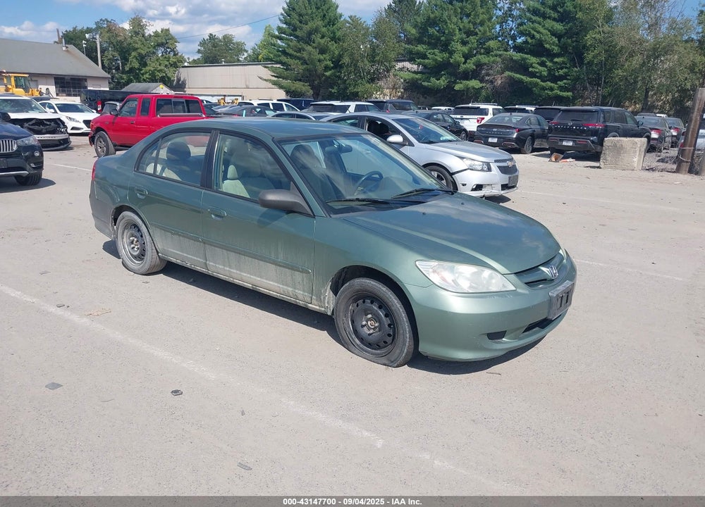 2004 HONDA CIVIC LX VIN: 1HGES16574L011107
