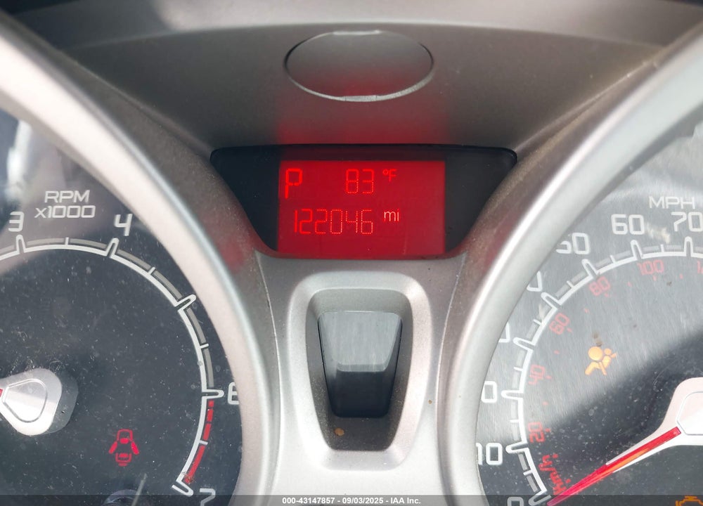 2012 FORD FIESTA VIN: 3FADP4BJ8CM123319