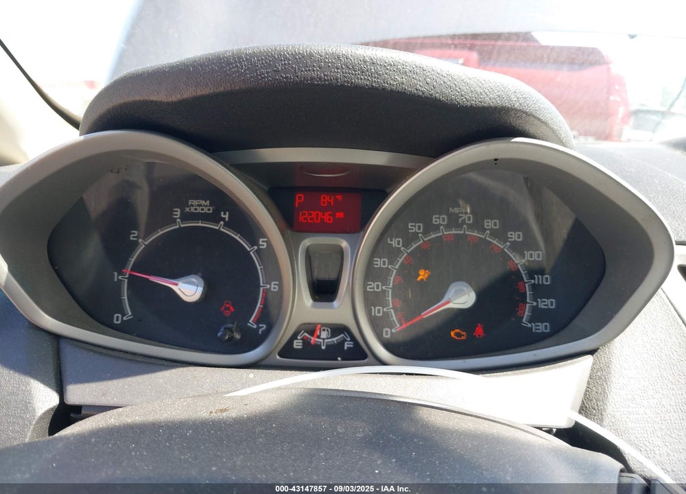 2012 FORD FIESTA VIN: 3FADP4BJ8CM123319