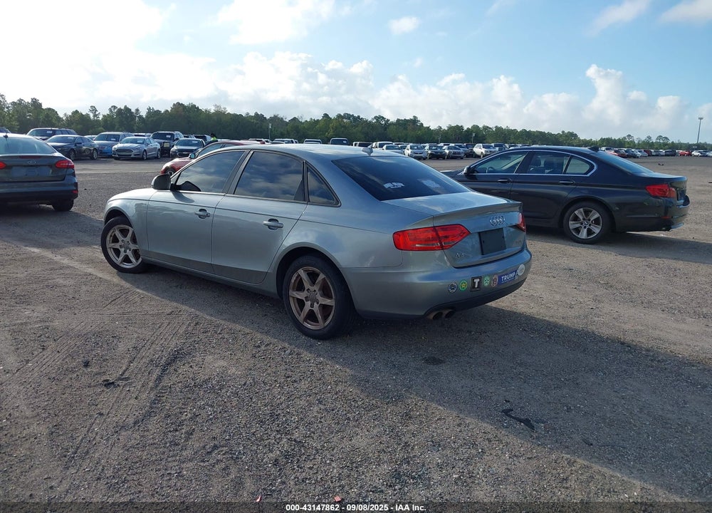 2009 AUDI A4 VIN: WAUJF78K79N045144