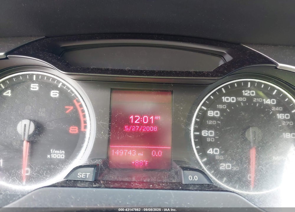 2009 AUDI A4 VIN: WAUJF78K79N045144