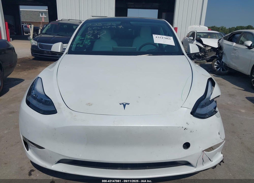 2021 TESLA MODEL Y LONG RANGE DUAL MOTOR ALL-WHEEL DRIVE VIN: 5YJYGDEE8MF283538