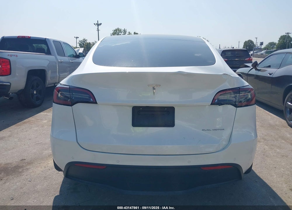 2021 TESLA MODEL Y LONG RANGE DUAL MOTOR ALL-WHEEL DRIVE VIN: 5YJYGDEE8MF283538