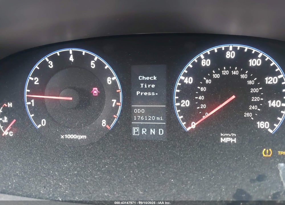 2009 HYUNDAI AZERA GLS VIN: KMHFC46DX9A360592