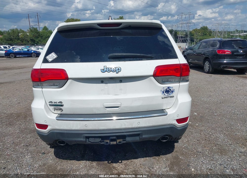 2016 JEEP GRAND CHEROKEE VIN: 1C4RJFBM8GC319470