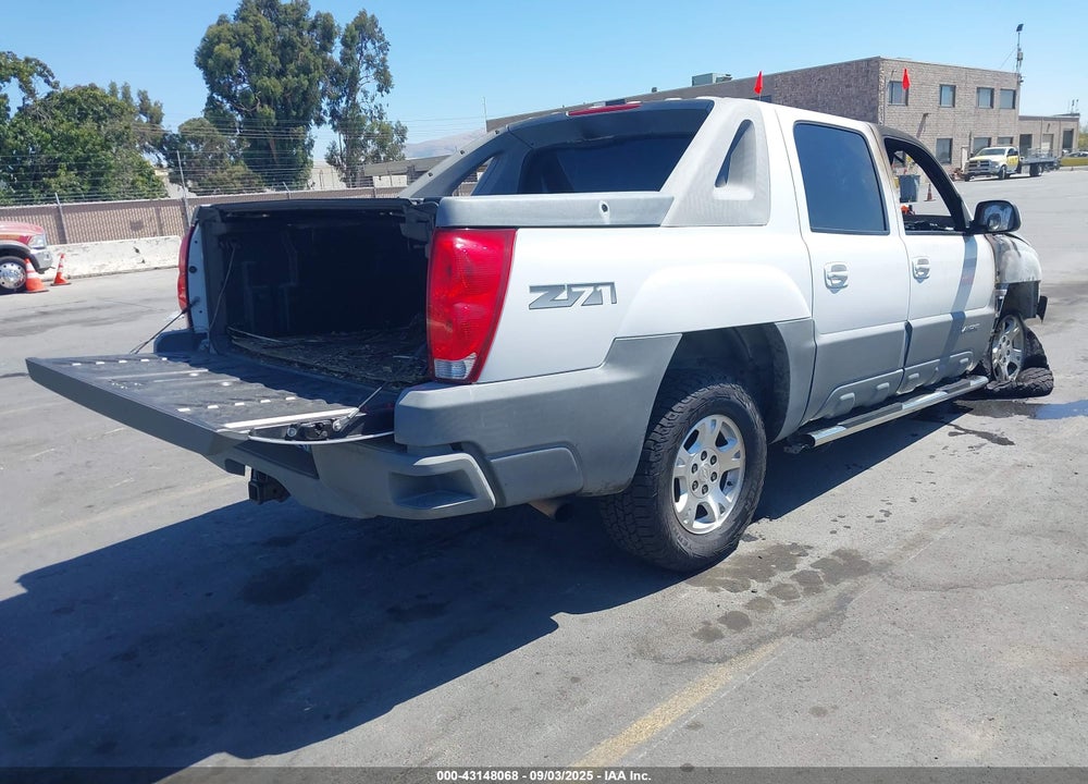 2002 CHEVROLET AVALANCHE 1500 VIN: 3GNEK13T32G129514