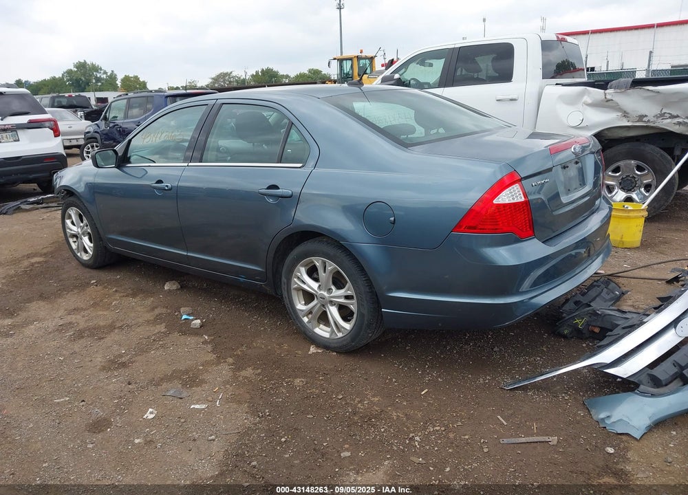 2012 FORD FUSION VIN: 3FAHP0HA9CR114634