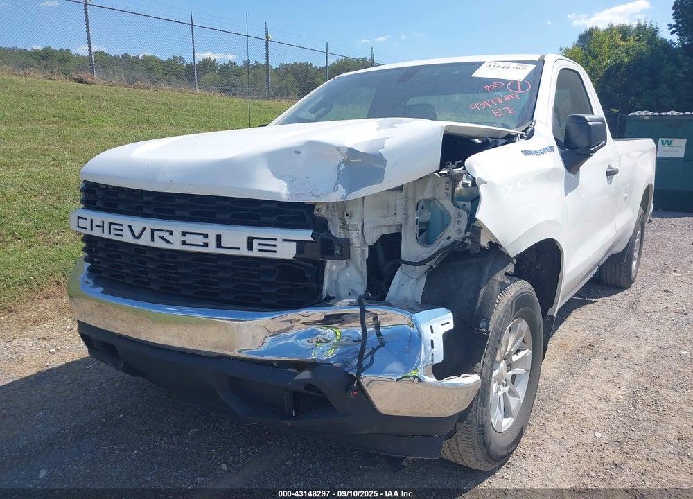 2021 CHEVROLET SILVERADO 1500 2WD LONG BED WT VIN: 3GCNWAEF7MG384559