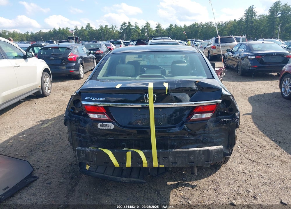 2013 HONDA CIVIC LX VIN: 19XFB2F54DE213596