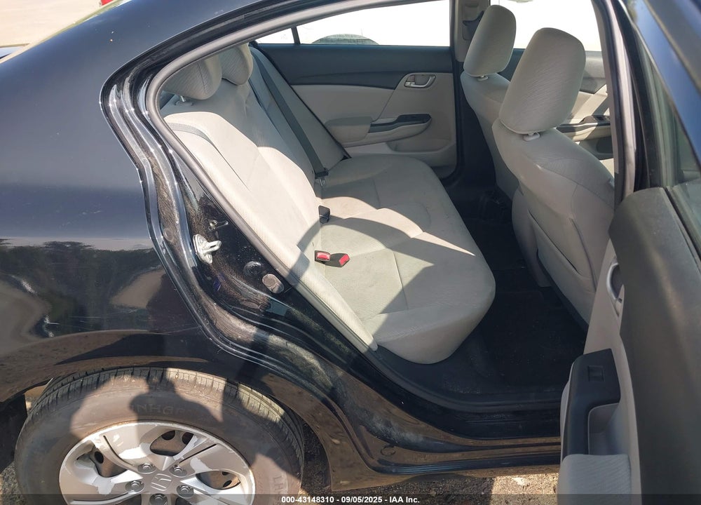 2013 HONDA CIVIC LX VIN: 19XFB2F54DE213596