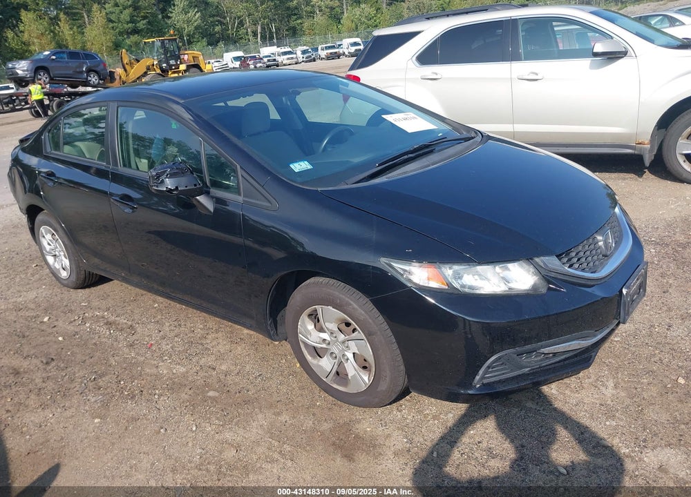 2013 HONDA CIVIC LX VIN: 19XFB2F54DE213596