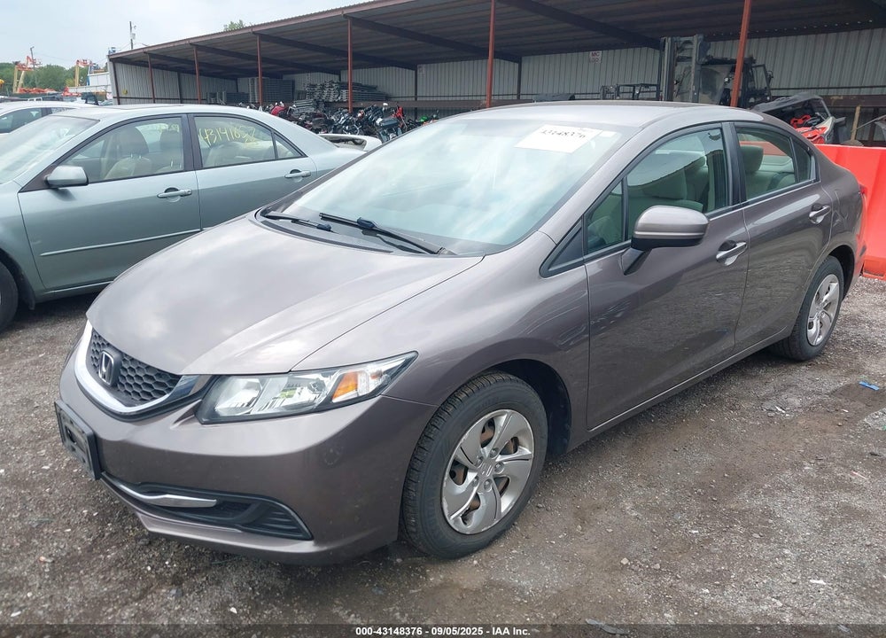 2014 HONDA CIVIC VIN: 19XFB2F54EE016851