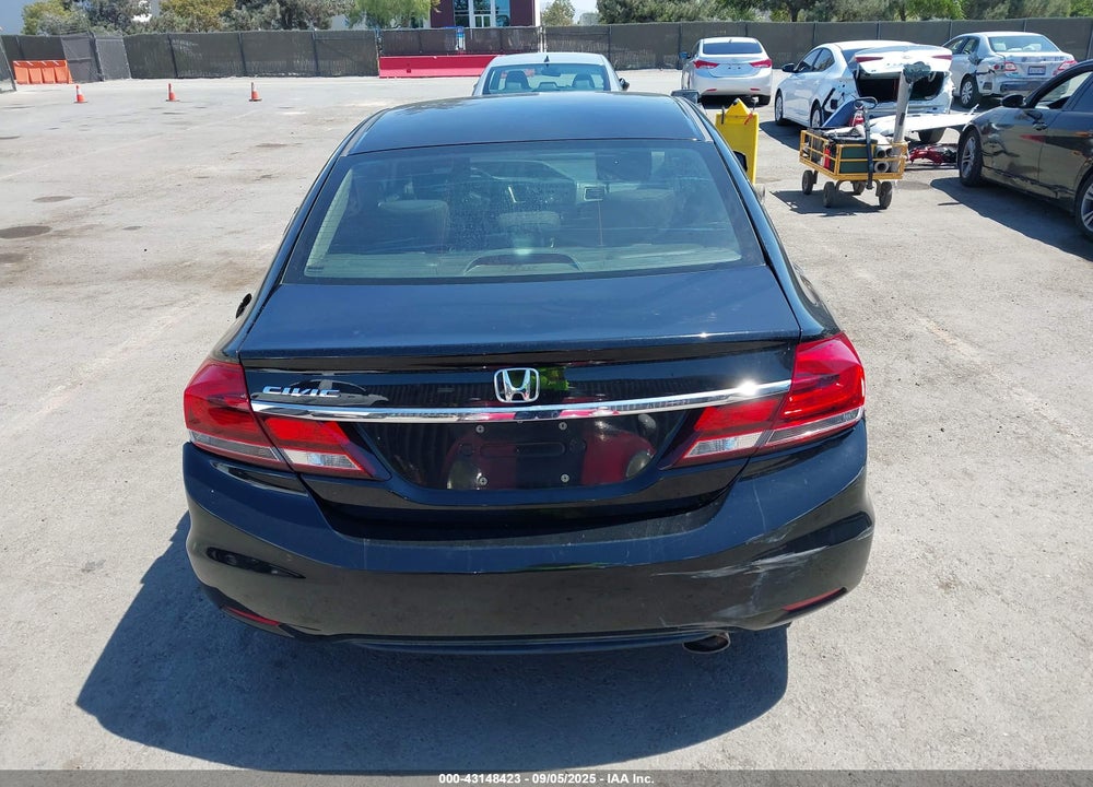 2013 HONDA CIVIC LX VIN: 19XFB2F55DE229418