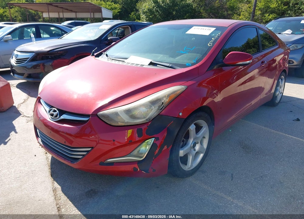 2014 HYUNDAI ELANTRA VIN: KMHDH6AH7EU027497
