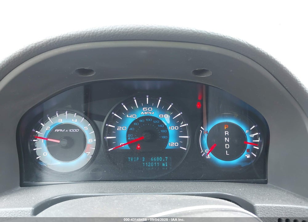 2012 FORD FUSION VIN: 3FAHP0GA8CR206707