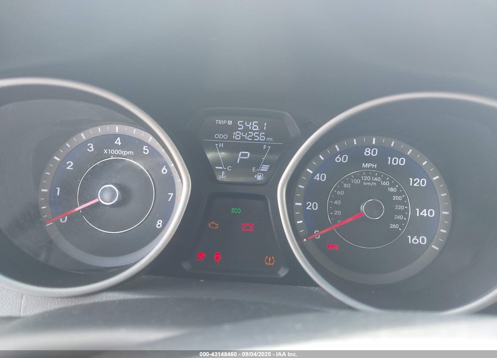 2013 HYUNDAI ELANTRA GS VIN: KMHDH6AE5DU012663