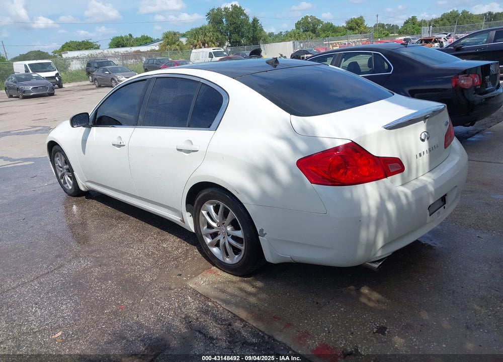 2008 INFINITI G35 JOURNEY VIN: JNKBV61E38M227791