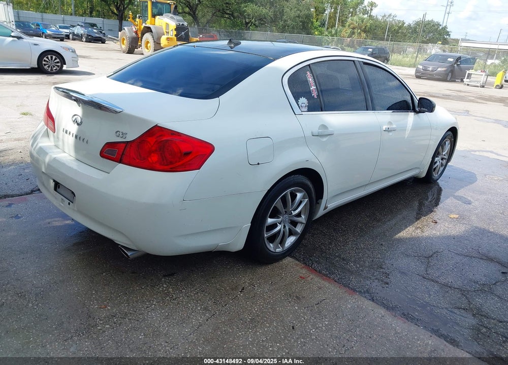 2008 INFINITI G35 JOURNEY VIN: JNKBV61E38M227791