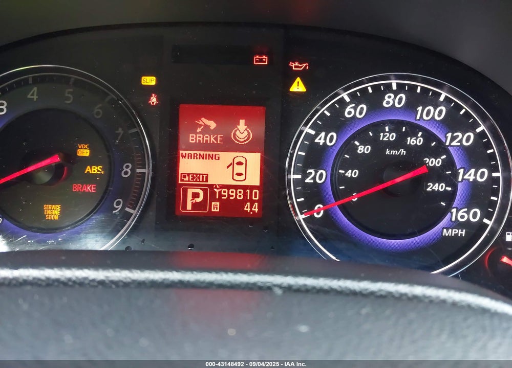 2008 INFINITI G35 JOURNEY VIN: JNKBV61E38M227791