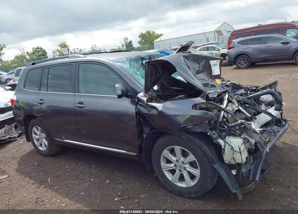 2013 TOYOTA HIGHLANDER VIN: 5TDZK3EH9DS114857