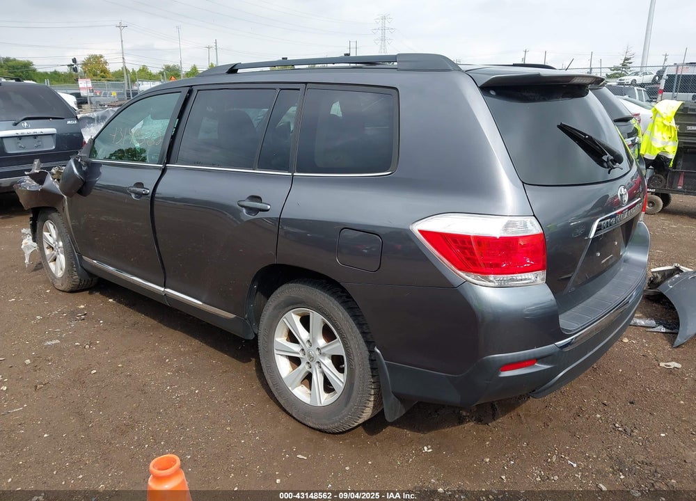 2013 TOYOTA HIGHLANDER VIN: 5TDZK3EH9DS114857
