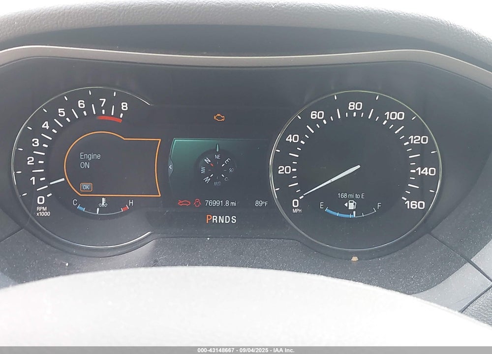 2013 LINCOLN MKZ VIN: 3LN6L2GK8DR807632