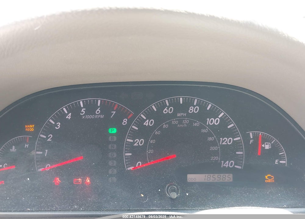 2005 TOYOTA CAMRY LE VIN: 4T1BE32K55U511421