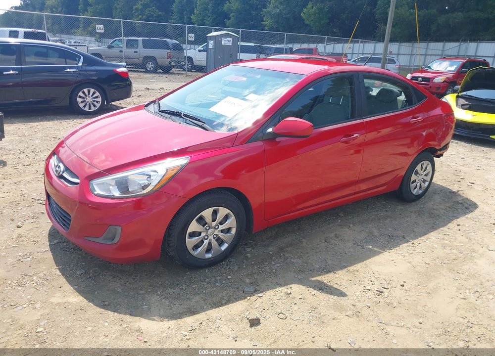 2017 HYUNDAI ACCENT VIN: KMHCT4AE8HU240998