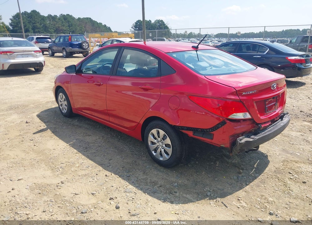 2017 HYUNDAI ACCENT VIN: KMHCT4AE8HU240998
