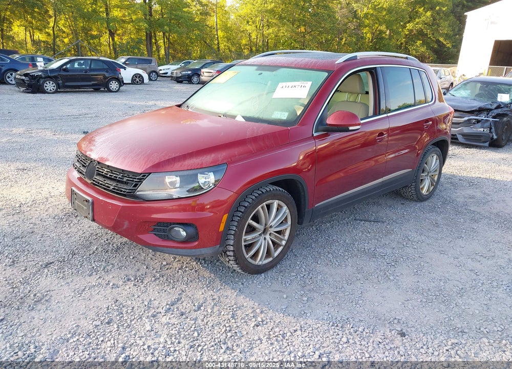 2013 VOLKSWAGEN TIGUAN VIN: WVGBV7AX9DW000978
