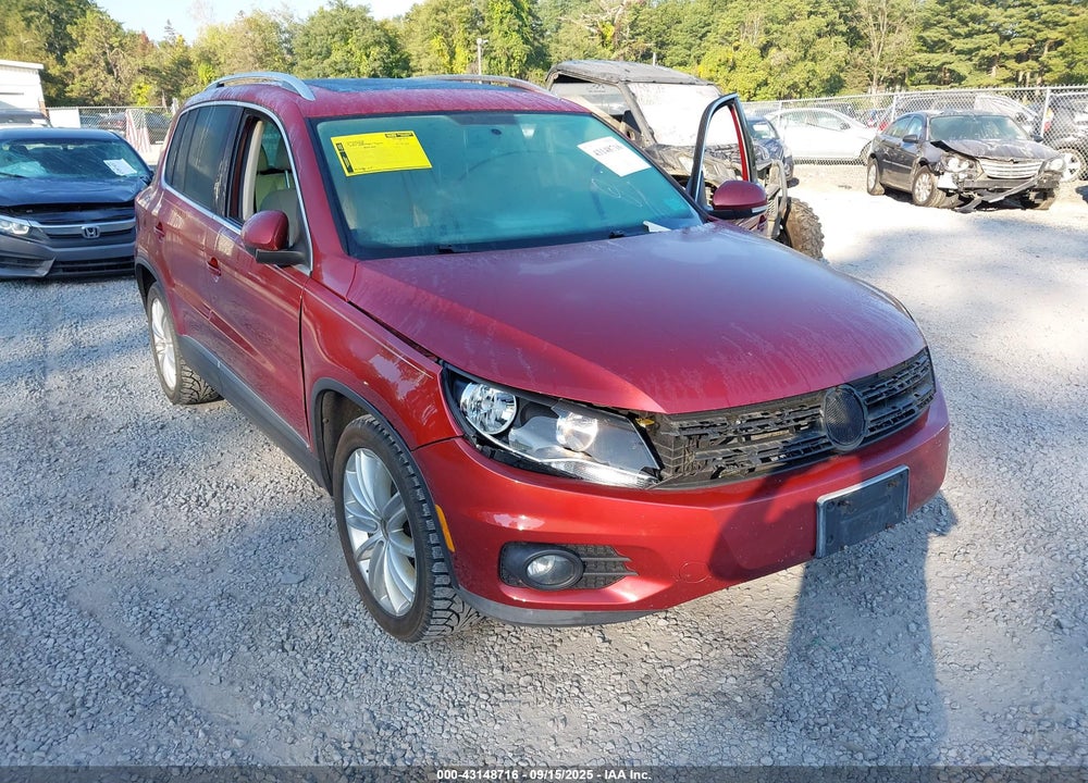 2013 VOLKSWAGEN TIGUAN VIN: WVGBV7AX9DW000978