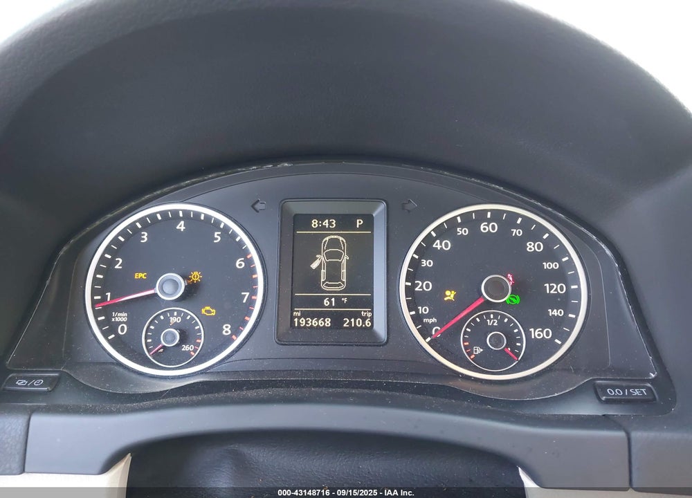 2013 VOLKSWAGEN TIGUAN VIN: WVGBV7AX9DW000978