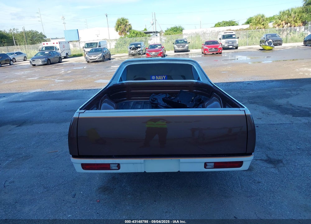 1981 CHEVROLET EL CAMINO VIN: 1GCCW80H1BR473940