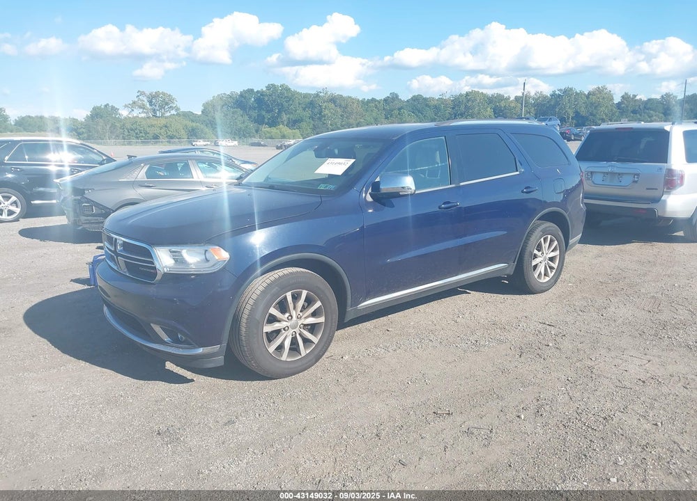 2015 DODGE DURANGO VIN: 1C4RDJAG3FC145960