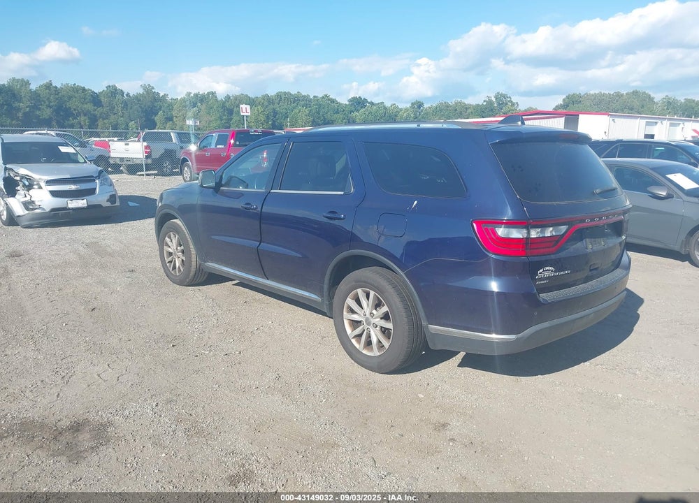 2015 DODGE DURANGO VIN: 1C4RDJAG3FC145960