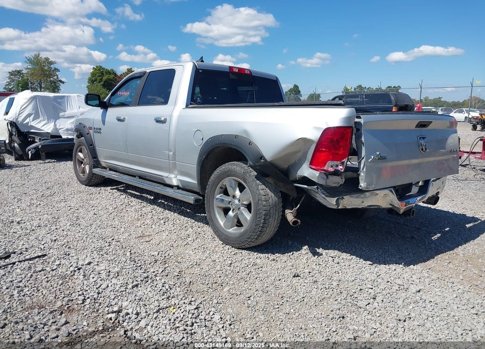 2017 RAM 1500 BIG HORN 4X4 6'4 BOX VIN: 1C6RR7TT2HS584291