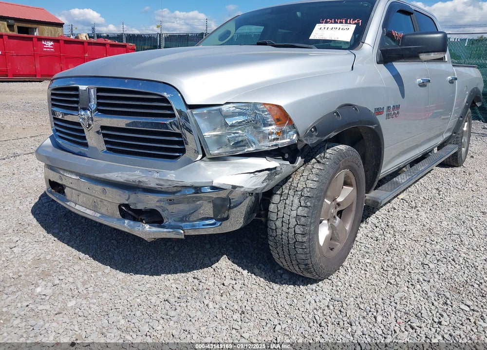 2017 RAM 1500 BIG HORN 4X4 6'4 BOX VIN: 1C6RR7TT2HS584291